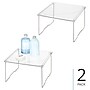 iDESIGN Stackable Cabinet Shelf Riser, Clear, 2/Pack (28988M2)~#|#~35DEE599-EE96-49F9-868C1AE5078E7F77_sc7