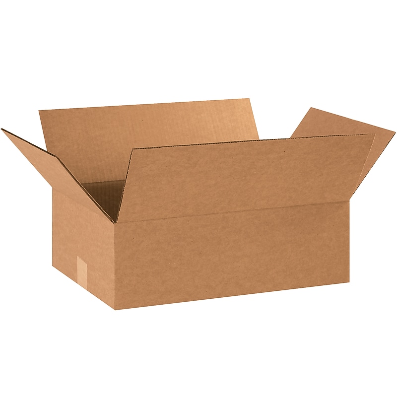 17" x 12" x 6" Shipping Boxes, 32 ECT, 25/Bundle (17126) image 1