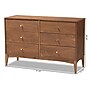 Baxton Studio Landis 31"H Dresser, 6-Drawers, Ash Walnut/Gold (193-11303-HiT)~#|#~35E1F04E-05AA-4CFA-86F331F46F767D9A_sc7