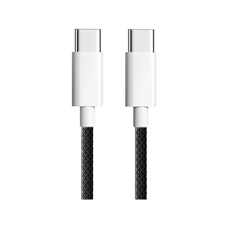 3D Luxe Cool Cables USB Type-C to USB Type-C Charging Cable, 3 ft., Black (CC-BLACK) image 1