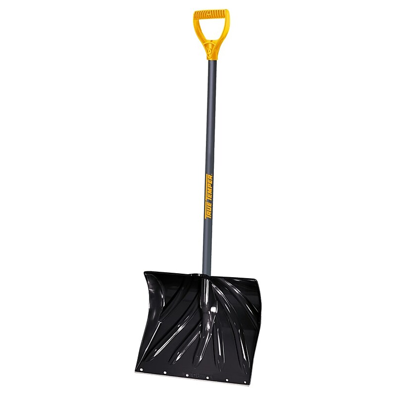 Arctic Blast Aluminum Snow Shovels with Wood Straight Handle, 24" Blade (027-1641900 ) image 1