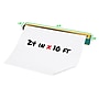 Mind Reader Adhesive Dry-Erase Whiteboard Roll with Dry Erase Markers, 24" x 10' (DWBER-WHT) ~#|#~35E97A6A-0670-47DD-8825A41982D27B0C_sc7