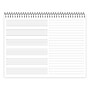 Descant Large Format Edition Professional Notebooks, 11" x 8.5", Staff/Wide Ruled, 32 Sheets, Blue, 24/Case (11033cs)~#|#~35EA62C9-D4DE-48B2-B62E7159DEBB8751_sc7