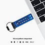 iStorage datAshur PRO 256GB USB 3.2 Gen 1 Type-A Encrypted Flash Drive, Blue (IS-FL-DA3-256-256)~#|#~35EC1330-49DB-46BB-BAA2E132F107B9F9_sc7