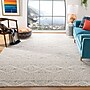 Safavieh Tulum Collection 8' x 10' Rectangle Indoor Area Rug, Machine Made, Ivory/Grey (TUL272A-8)~#|#~35EC1BF2-DD1A-4BAB-81DE815EC9D85471_sc7