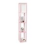 Simple Designs Etagere Organizer 62.5" Floor Lamp with Rectangular Shade, Light Pink (LF1014-LPK-CCLB)~#|#~35F403A9-4357-4762-A0F22F178A004E4A_sc7