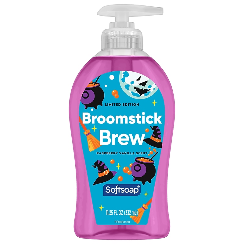 Softsoap Limited Edition Broomstick Brew Liquid Hand Soap, Raspberry Vanilla Scent, 11.25 fl oz. (61049181) image 1