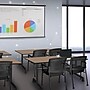 Regency Kobe Flip Top 72"W x 30"D Rectangular Training Room Table, Laminate, With Wheels, Noble Oak (MKFT7230NO)~#|#~35F5D15E-7BDF-45B6-AD0AE88565C79ADB_sc7