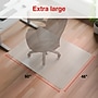Staples Hard Floor Chair Mat, 46" x 60", Clear Polycarbonate (ST63676)~#|#~35F9045C-6443-4165-912AAF4D19229EE7_sc7