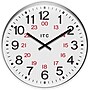 Infinity Instruments Profuse 19" Quartz Wall Clock, Plastic Case, Battery Powered (14246WH-3657)~#|#~35FAED08-D54F-44AE-B8D39049C7ED1FA4_sc7