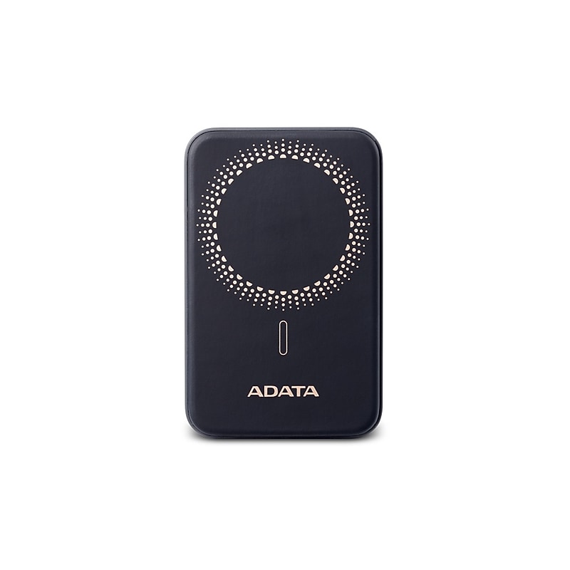 ADATA Magnetic Wireless Power Bank, 20W, 10000 mAh, Black (PR100-12BK) image 1