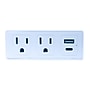 RAYOVAC 2-Outlet 2-USB Surge Protector Wall Tap, 300-Joules, White (SS-Q207C)~#|#~360598BB-B89C-4DCD-851113E98467BB84_sc7