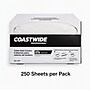Coastwide Professional Recycled Toilet Seat Covers, 250 Sheets/Pack, 20 Packs/Carton~#|#~3609995D-61B2-4EC2-B77234A4BF8F1A11_sc7