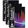 uCreate 9" x 12" Wire Bound Sketch Book, 75 Sheets/Book, 3 Books/Bundle (PAC38037-3)~#|#~360F88D5-4D76-432E-8319104425403E57_sc7