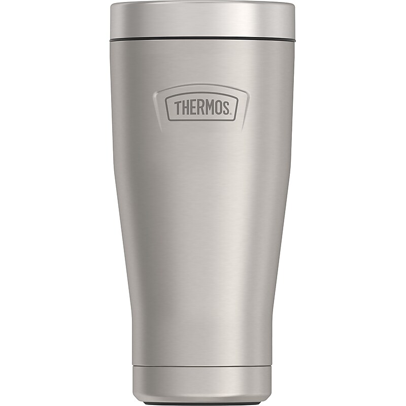 Thermos Icon Stainless Steel Vacuum Insulated Tumbler, 16 oz., Matte Stainless (EAIS1012MS4) image 1