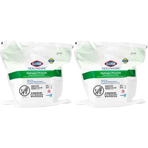 Clorox Healthcare Hydrogen Peroxide Cleaner Disinfectant Wipes