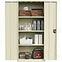 Lorell Fortress Steel Storage Cabinet with 4-Shelves, Putty (LLR69830PTY)~#|#~36195A7A-8668-43F9-A34E7593EDD944BD_sc7