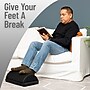 Mind Reader Air-Cloud Memory Foam Under Desk Footrest, Black (FTMESH-BLK)~#|#~361B3A87-0E40-4F91-B71BB024B71A59D7_sc7