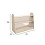 Flash Furniture Bright Beginnings 4-Section Storage Unit, 24.5"H x 31.5"W x 11.75"D, Brown (MK-KE19233-GG)~#|#~3621281C-66BC-44E9-BB0B73D4F48D82D2_sc7