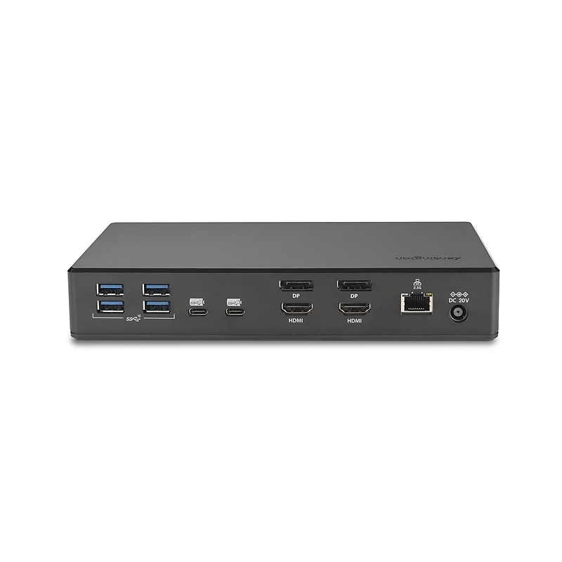 Kensington SD4880P EQ USB-C 10Gbps Quad Video 17-in-1 Driverless Docking Station, 100W Power Delivery (K34113NA) image 1