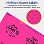 Avery Laser/Inkjet Round Multipurpose Labels, 2.75" Dia., Neon Magenta, 60/Pack (94512)~#|#~36223B16-D938-47FA-A2B7954CBE77BF15_sc7