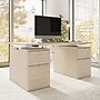 Bush Business Furniture Stratus 60"W Electric Rectangular Adjustable Standing Desk with Drawers, Natural Elm (SUT009NE)~#|#~362625CB-4C9D-4AEA-9B41C70219490EDB_sc7