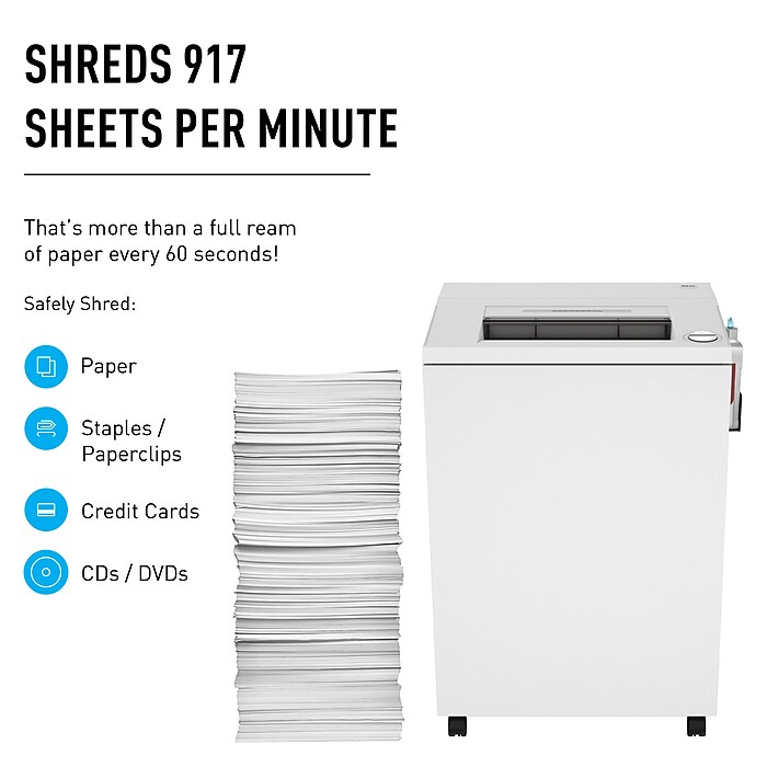 IDEAL 4003 P-4 Security 36 Sheet Cross Cut Multi-Media