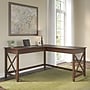 Bush Furniture Key West 60"W L Shaped Desk, Bing Cherry (KWD160BC-03)~#|#~362F7C59-C901-441E-B6E51BD305D21600_sc7