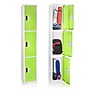 AdirOffice 72"H 3-Tier Green Storage Locker (ADI629-203-GRN-DL)~#|#~3631D1AA-AB22-4341-A58B890BDE39977B_sc7