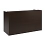 Bush Business Furniture Arrive 72"W Reception Desk with Shelf and Mobile File Cabinet, Mocha Cherry (ARV005MR)~#|#~363382EA-9B35-4671-89FAA80D3922FAC8_sc7