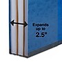 Staples Moisture Resistant Classification Folder, 2-Dividers, 2.5" Expansion, Letter Size, Dark Blue, 10/Box (ST614620-CC)~#|#~363508F8-82F4-4F2D-85BD8C89474B0315_sc7