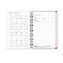 2026 Blue Sky Bespoke Letterpress Pomegranate Blush 5" x 8" Calendar Year Weekly & Monthly Planner, Faux Leather Cover (156222)~#|#~3635E096-64E1-4382-A16025F80109DFB1_sc7