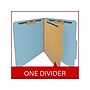 Medical Arts Press Pressboard Classification Folder, 1 Divider, 2" Expansion, Letter Size, Blue, 10/Box (DV-T42-14-3BLU)~#|#~36367D4D-0F33-4FDA-937A519A8FE73176_sc7