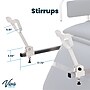 Viva Comfort Adjustable Exam Table Stirrups, White (ADI903-04-STIR-MK)~#|#~363693DD-5C20-4CA6-AAC2074CFBC1F6E7_sc7