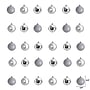 Nearly Natural Holiday Christmas Silver Shatterproof Ornament Set, 2.5", 30/Set (D1055-SV)~#|#~3636AAFD-1EC0-42A5-881767459130D65A_sc7