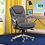 Serta Claremont Ergonomic Faux Leather Swivel Executive Chair with Back in Motion Technology, Gray (44186A)~#|#~36382AF0-A3F7-4CA4-956E38507887EBF2_sc7