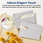 Avery Pearlized Ivory Rectangle Multipurpose Labels, 2" x 7", Ivory, 100/Pack (94243)~#|#~363F28DB-93B6-4434-892FC9441ECF2EB9_sc7