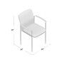 Boss Stackable Mesh Guest Chair, Grey (B6909-GY)~#|#~363F2B21-9E53-40A7-AD09604079F252A7_sc7