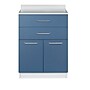 Viva Comfort 36'' H x 24" L Exam Room Medical Cabinet, 2-Doors, 2-Drawers, Blueberry (90224GRYBL)~#|#~363F64CE-7259-4333-9524342BE02339B8_sc7