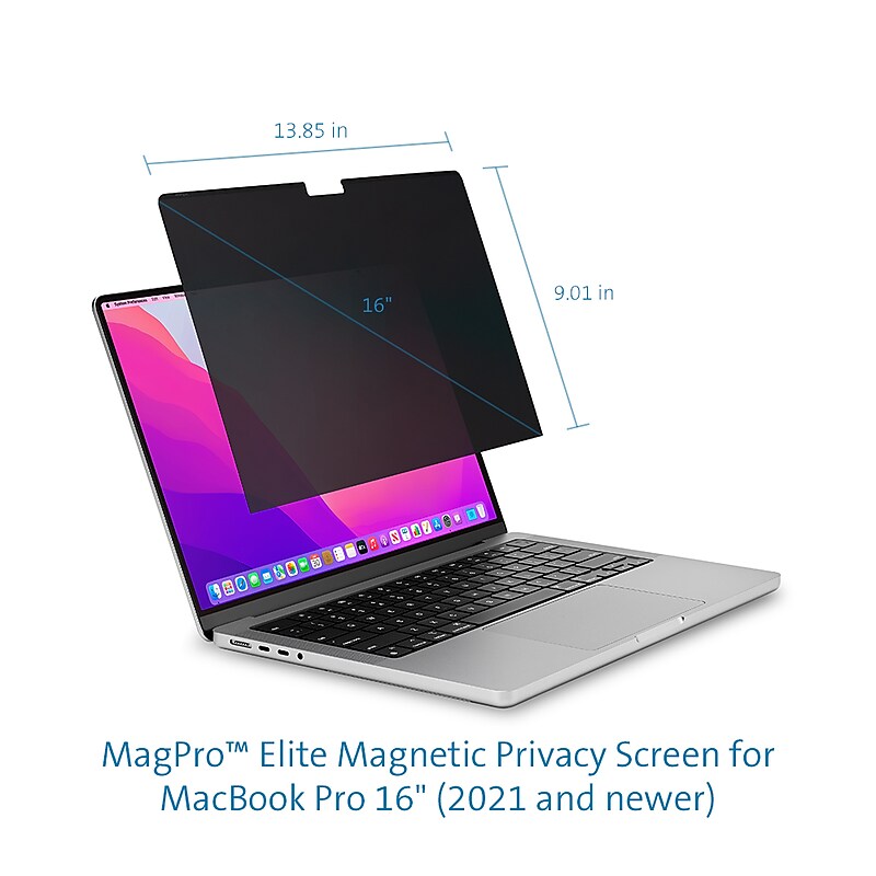Kensington MagPro Elite Anti-Glare Magnetic Privacy Screen for 16.2" MacBook Pro (K58371WW) image 1