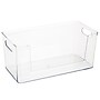 Simplify Small Plastic Storage Bin, 6.4" x 13" x 5.8", Clear (24051)~#|#~364393F3-66F2-419B-B724D15C5A6B8900_sc7