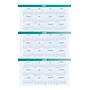 2027 House of Doolittle Express Track 8.5" x 11" Weekly & Monthly Appointment Book, Faux Leather Cover, Green/White (29602-27)~#|#~3646DB72-DC3E-4B71-968255E45CB5FEB0_sc7