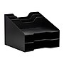 Mind Reader 5-Compartment Plastic Desk Tray, Black (ANCHBOX5-BLK)~#|#~364C2AB4-E43A-4040-AEA7CD0E304C8B5E_sc7
