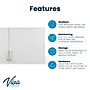 Viva Comfort 36'' H x 48" W Exam Room Medical Cabinet with 48" W Wall Cabinet, 4 Doors, 2 Drawers, Gray (90248NS-GRY-WAL)~#|#~364C6934-3311-47B6-AFD1B61ED8B0A9BA_sc7