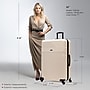 InUSA Resilience 33.6" Hardside Suitcase, 4-Wheeled Spinner, TSA Checkpoint Friendly, Sand (IURES00XL-SAN)~#|#~364E01C6-BF52-4A56-A2DF3ADA069F3810_sc7