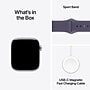 Apple Watch Series 11 GPS Smartwatch, 42mm, Silver Aluminum Case with Purple Fog Sport Band, Medium/Large (MEU74LW/A)~#|#~3651201E-50FA-4011-AA8A2988C189FF96_sc7