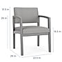Lesro Lenox Wood Vinyl Guest Chair, Patriot Plus Imperial Blue/Natural (LW1101.WNA-01PPIB)~#|#~36524674-B145-447C-B73964634CCB65F9_sc7