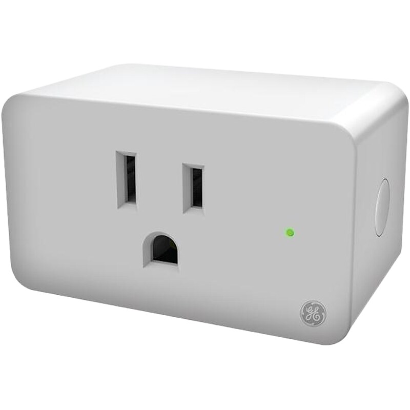 GE Cync Wi-Fi Smart Plug, White (93103491) image 1