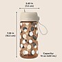 bentgo Whimsy & Wonder Plastic Water Bottle, 15 oz., Spots & Dots (BGKDWB1-DOT)~#|#~365E47FF-4823-46BA-9127FF5C866640FA_sc7