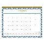 2027 Blue Sky Day Designer Tile 22" x 17" Monthly Desk Pad Calendar, Blue/White (133694-27)~#|#~365FF0BB-7E5C-43D1-8E89ED19F390C1F4_sc7